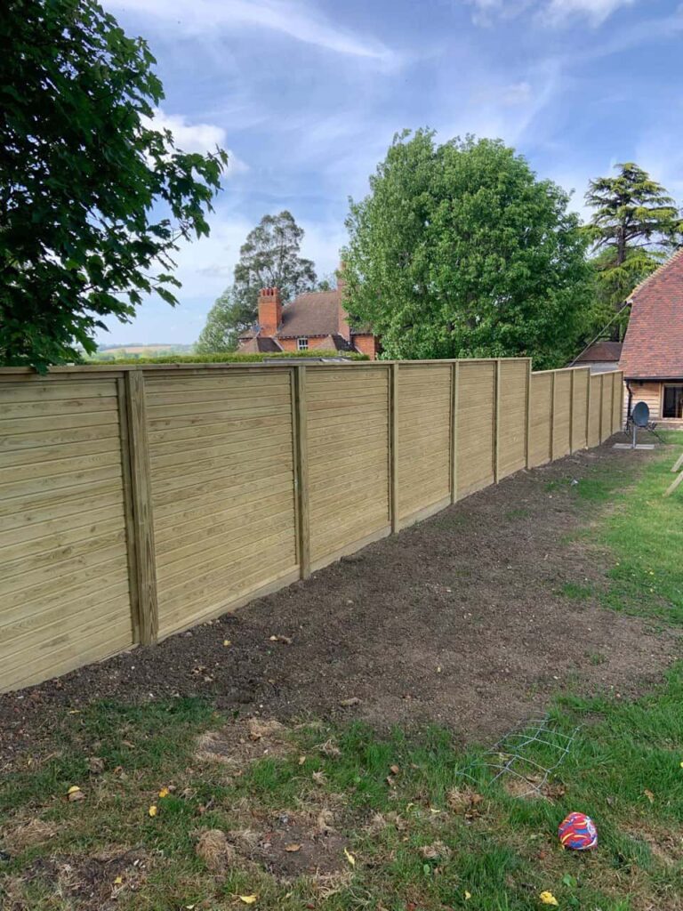 This is a photo of an acoustic fence installed by Fast Fix Fencing Rochester